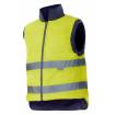 Chaleco acolchado reversible reflectante amarillo Velilla