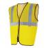 Chaleco reflectante amarillo con tejido de rejilla Velilla