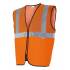 Chaleco reflectante naranja con tejido de rejilla naranja Velilla