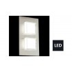Aplique PIAS acero inoxidable LED