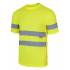 Camiseta manga corta reflectante amarilla Velilla