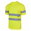 Camiseta manga corta reflectante amarilla Velilla