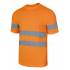 Camiseta manga corta reflectante naranja Velilla