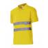 Polo manga corta reflectante amarillo Velilla