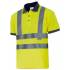 Polo manga corta reflectante amarillo Velilla
