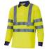 Polo manga larga reflectante amarillo Velilla