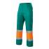 Pantalón bicolor reflectante verde y naranja Velilla