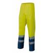 Pantalón bicolor reflectante amarillo y azul Velilla