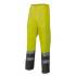 Pantalón bicolor reflectante amarillo y gris Velilla