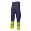 Pantalón bicolor reflectante azul marino y amarillo Velilla