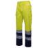 Pantalón bicolor multibolsillos amarillo y azul Velilla