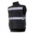 Chaleco acolchado con cintas multibolsillos negro Velilla