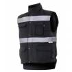 Chaleco acolchado con cintas multibolsillos negro Velilla