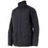 Chaqueta impermeable acolchada multibolsillos negra Velilla