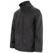 Chaqueta impermeable acolchada  polar negra Velilla