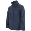 Chaqueta acolchada impermeable polar azul Velilla
