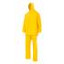 Traje de agua impermeable con capucha de dos piezas amarillo Velilla