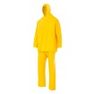 Traje de agua impermeable con capucha de dos piezas amarillo Velilla