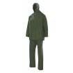 Traje de agua impermeable con capucha de dos piezas verde Velilla
