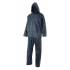 Traje de agua impermeable con capucha de dos piezas oculta azul Velilla