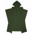 Capa impermeable con capucha verde oscuro Velilla