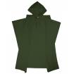 Capa impermeable con capucha verde oscuro Velilla