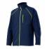 Chaqueta confortable shell azul marino y amarillo Velilla