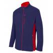 Chaqueta polar bicolor azul y rojo Velilla