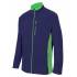 Chaqueta polar bicolor azul y verde Velilla