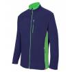 Chaqueta polar bicolor azul y verde Velilla