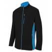 Chaqueta polar bicolor negra y azul Velilla