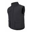 Chaleco acolchado multibolsillos negro Velilla