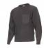 Jersey de punto grueso con cuello redondo gris Velilla