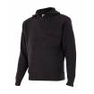 Jersey de punto grueso con cuello alto negro Velilla