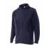 Chaqueta de punto grueso con cuello alto azul Velilla