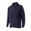 Chaqueta de punto grueso con cuello alto azul Velilla