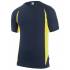 Camiseta transpirable bicolor azul y amarilla Velilla