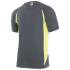 Camiseta transpirable bicolor gris y amarilla Velilla