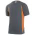 Camiseta transpirable bicolor gris y naranja Velilla