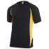 Camiseta transpirable bicolor negro y amarillo Velilla