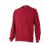 Sudadera unisex granate Velilla