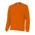 Sudadera unisex naranja Velilla