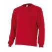 Sudadera unisex rojo Velilla