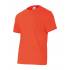 Camiseta 100% de algodón naranja Velilla