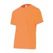 Camiseta 100% de algodón naranja claro Velilla