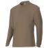 Polo manga larga beige oscuro Velilla