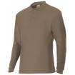 Polo manga larga beige oscuro Velilla