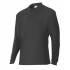 Polo manga larga negro Velilla