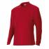 Polo manga larga rojo Velilla