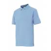 Polo manga corta azul claro Velilla